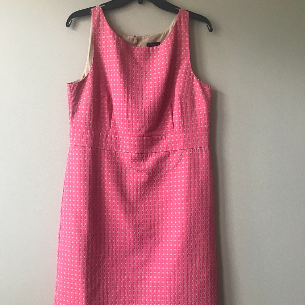 Ann Taylor pink sleeveless sheath dress - Picture 2 of 6